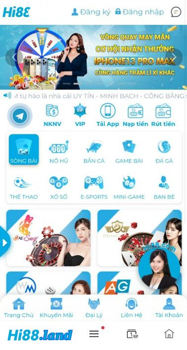 Cài Đặt  VÀ Tải App HI88 Về Máy